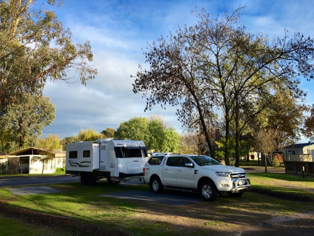 The caravan park near Bendigo was spacious and hospitable (I promise not to share a pic of every park).