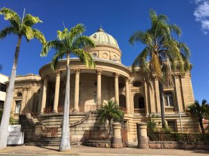 The former Courthouse on the Fitzroy River is now a Thai restaurant.