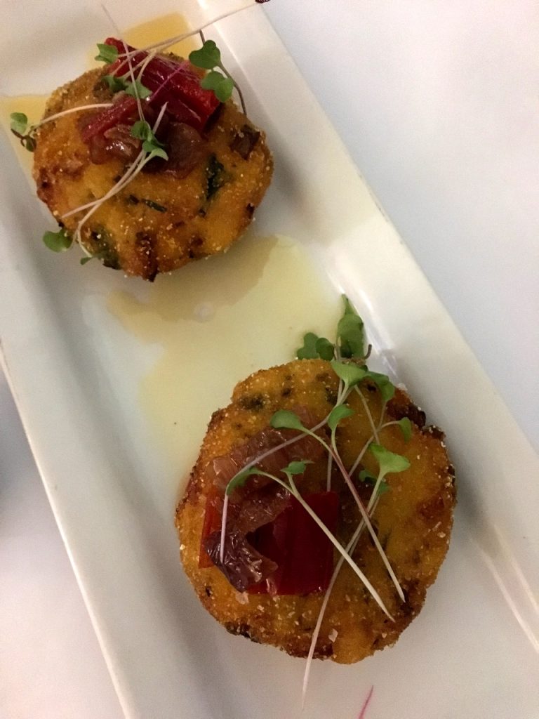 Fish Cakes with chili jam at Tha Fish on the Cairns wharf