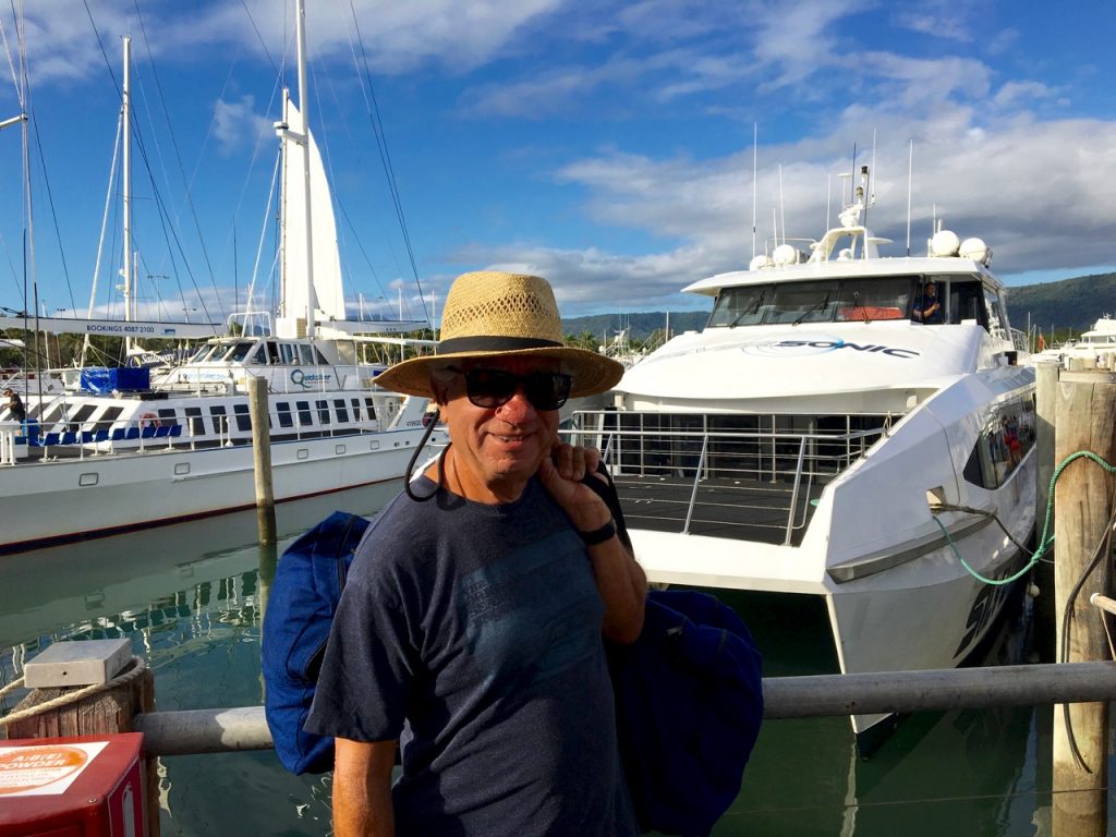Off to the Great Barrier Reef on the Silver Sonic.