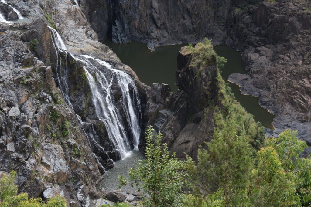 Barron Falls is a mere trickle on the day we took the train.