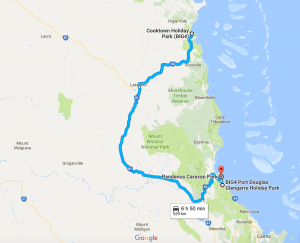 We drove the longer paved route to and from Cooktown.