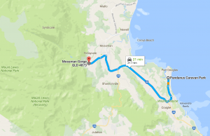 A map reference to Mossman Gorge.