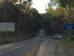 We made it Wujal Wujal (sign says )to the point where sealed road begins again.