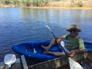 Then we could retrieve them in the kayaks provided for a refund.