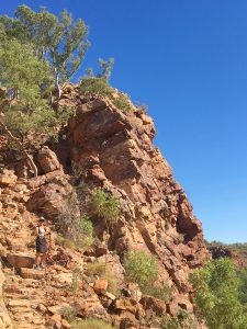 The climb up to Ilewarra lookout