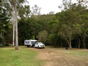 This felt like our own private woodlands at the Big4 Atherton.