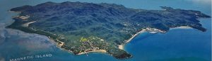 Aerial view of Magnetic Island.