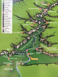 A map of the gorge