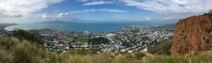 The view from the top of Castle Hill.
