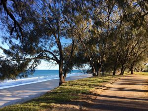 Woodgate Beach foreshore was so peaceful and 