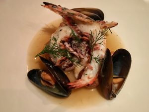 The grilled seafood at Ricky's Restaurant in Noosa included a Moreton Bay "bug" and Mooloolaba prawns.