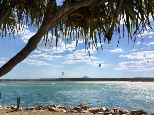 And kite surfing.