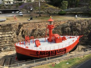 This lightship is now on display at the Maritime Museum.